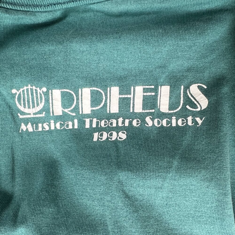 Vintage 90s Single Stitch Graphic Tee Musical Theater Short Sleeve T-Shirt 90's - Picture 8 of 10